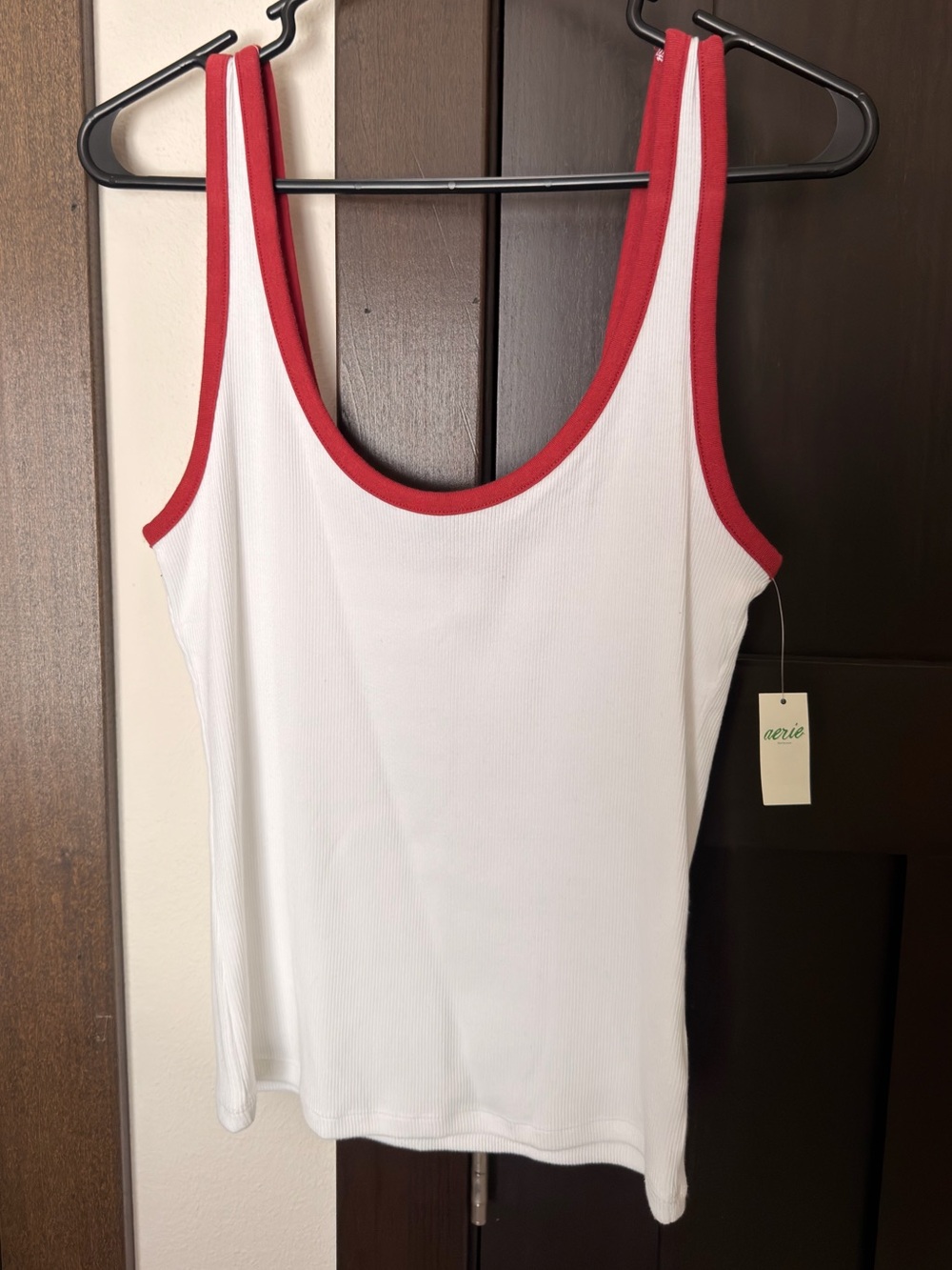 NWT aerie Double Scoop Neck Tank Top